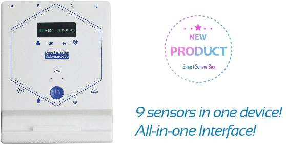 9 sensors in one device! all-in-one interface!